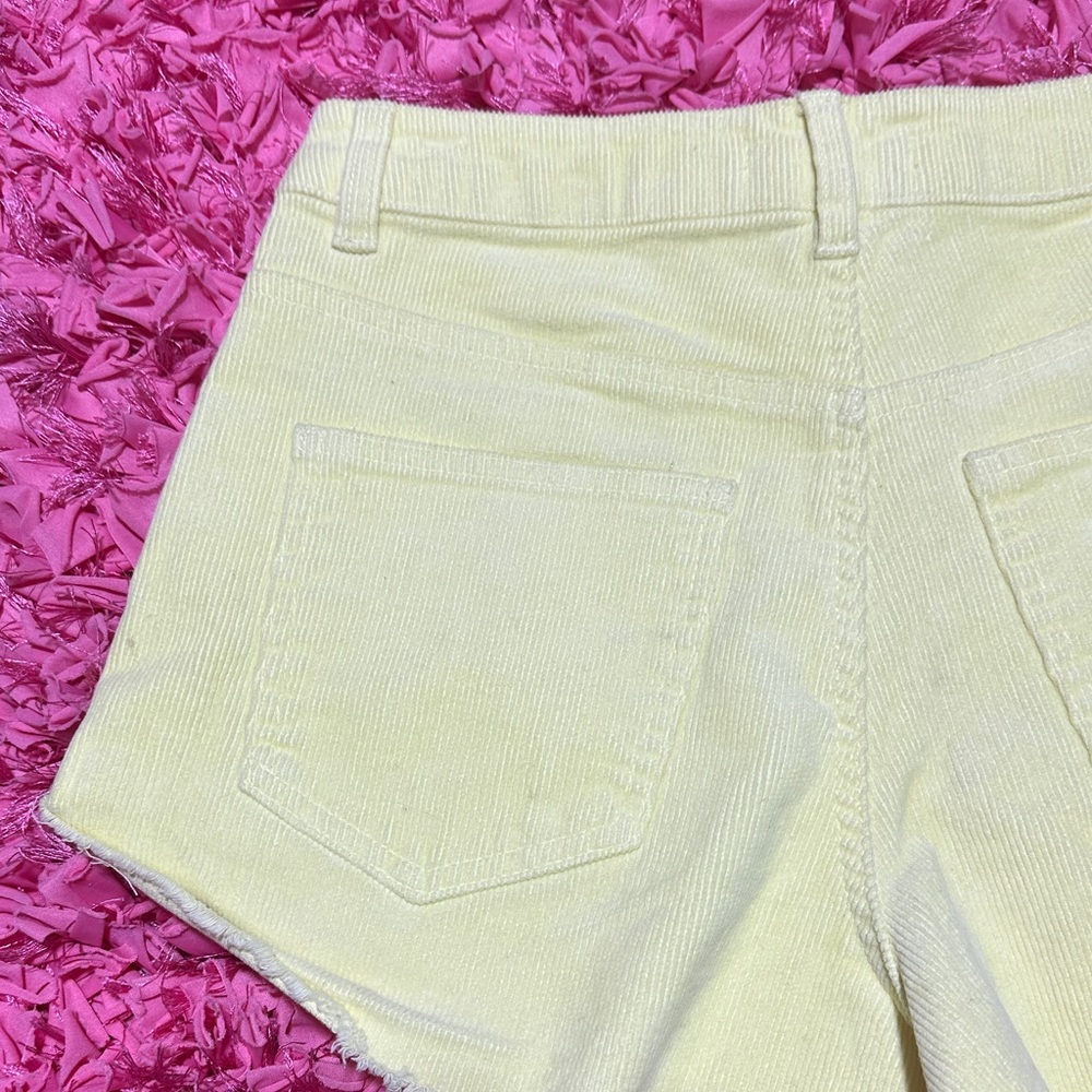 Forever 21 Light Yellow Jean Shorts - Picture 5 of 9